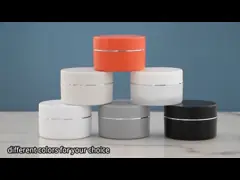 100g 150g 200g 250g Double Wall Frosted Plastic PP Jar Container Custom Color