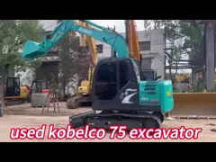 Original Used Kobelco SK75 Excavator Second Hand 7 Ton Mini Earth-moving Machinery Digger