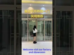 Red Black Aluminium Glass Hinged Door Aluminium Bi Fold Doors ODM