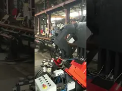 26mm Hole Diameter 3 Punching Head CNC Angle Punching / Cutting Machine