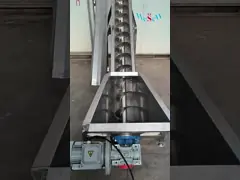 Customizable Stainless Steel Inclined Screw Conveyor for Customized Automatic Feeder
