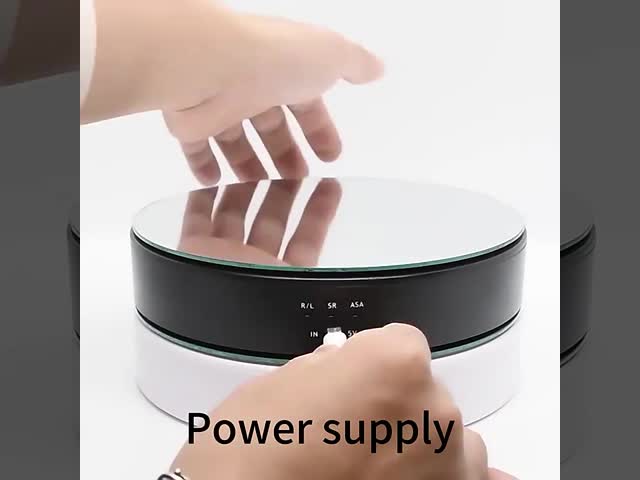 Intelligent Automatic Rotating Display Stand Revolving Display Turntable With Mirror Face