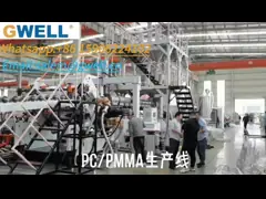 Производственная линия листа БЕДЕР PMMA ABS GPPS для ящиков стекает подносы video