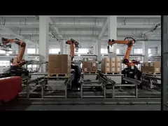 Le robot industriel de palettisation fournit une solution unique