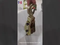 Round Eye Type 3t Cable Pulley Blocks Steel Transmission Line Merangkai Alat