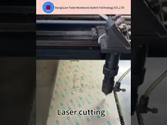 Silver Conductive Circuit Membrane Keyboard Keycaps For Ocean Monitor