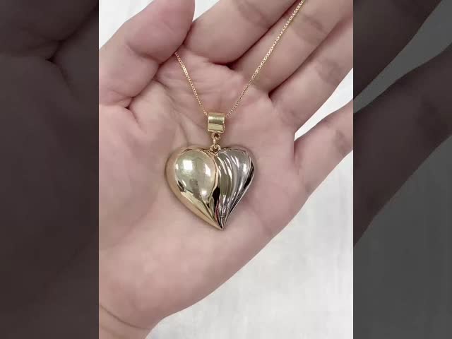 18インチチェーン 長さ 丸切りのダイヤモンド 925 ステルリング シルバー ハート ペンダント ネックレス 女性用