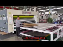 Chain Feeder 2 Color Printer Slotter Die Cutter machine Carton Box Making Machine