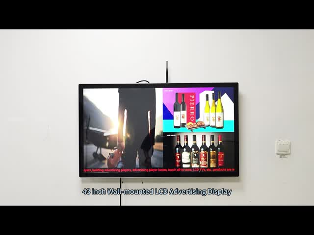 Display de Sinalização Digital Wifi Android com CMS Cloud Server