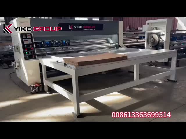 YIKE GROUP 1400X2800 Chain Type Flexo Printer Slotter Machine For Corrugated Carton Box