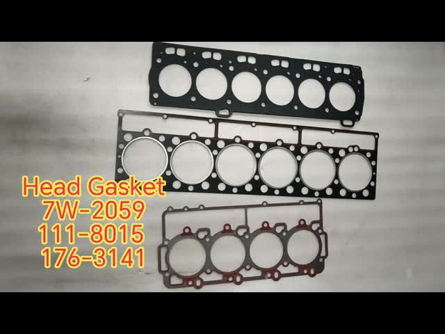 エグババター部品 シリンダーヘッドガスケット 7W-2059 111-8015 176-3141 CAT3204 3208 エンジンガスケット 7W2059 1118015 1763141