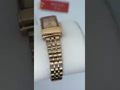 OEM Engraved Leather Strap Quartz Watch With Customized Packaging