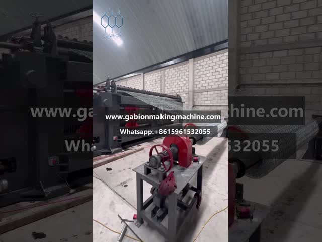 Speed Gabion Box Machine with Servo Motor Control System and 30 Hole/min Production Speed