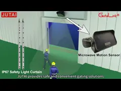 CL20-16L 2000mm 16 beams Safety Blanking Light Curtain Sensor IP67 Waterproof