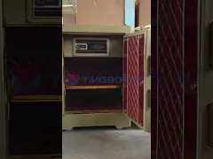 বায়োমেট্রিক ফিঙ্গারপ্রিন্ট লক ইলেকট্রনিক ডিজিটাল সেফ ফর ব্যাংক সিকিউরিটি YB/ZY-58---180D