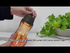 Rechargeable Small Led Camping Tent Lantern Warm White Beam Carabiner Hook