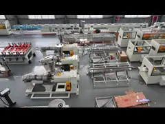 39.6 Rpm Plastic Conical Twin Screw Extruder Machine 2000KG