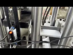 Euro Type CE Hydraulic Steel Shutter Door Making Roll Forming Machine With Punching Holes