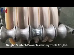 508 mm Transmission Line Conductor Stringing Pulley Block With Grounding Rollers