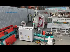 High Speed Electric Plastic Smoke Hookah Hose Flexible Single Wall Corrugated Pipe Machine