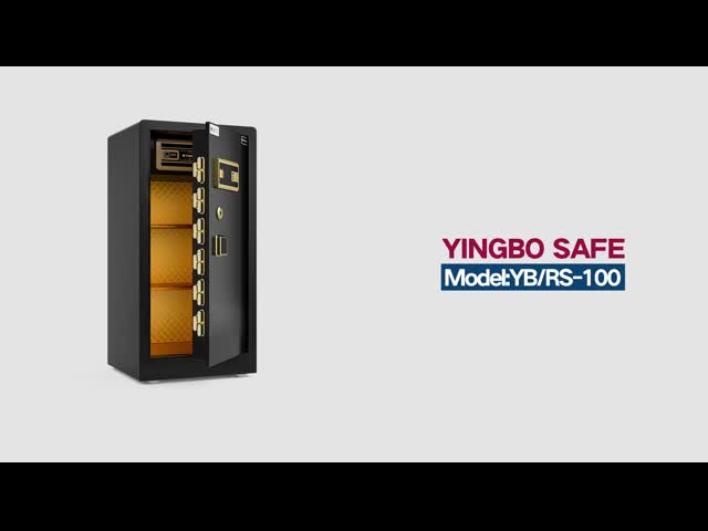 Solid Steel Dual Alarm Intelligent Home Safe Box 68kg YB/RS-100