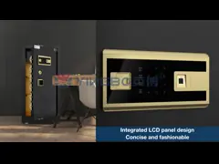 Solid Steel Dual Alarm Intelligent Home Safe Box 68kg YB/RS-100