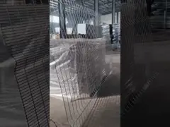 3mm Galvanized Clear View Steel Fencing Anti Climb Prison Security Fence