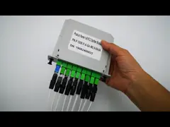 Optical Splitter PLC Cassette With Pigtail 1x8 PLC Balanced Inset Type SC APC LGX Splitter Box