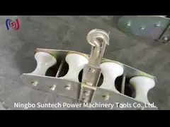 Empat Roda Serat Optik Gabungan Stringing Block Pulley Opgw Stringing Tools