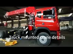Customized Hydraulic Telescopic Boom Mini Cranes Truck Mounted Cranes 6 Ton in China Factory Price