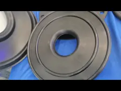 Flat Single Solid Drill Pipe Wiper Rubbers For Tubing 2-7/8