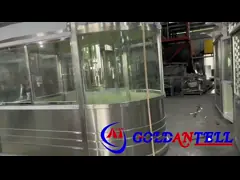 ওম সিকিউরিটি গার্ড হাউস 201 স্টেইনলেস স্টীল প্রবেশের জন্য