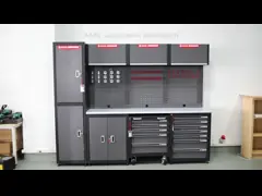 Workshop Garage Units Steel Large Combination Tool Cabinet Garage Workbench / Metal Furniture