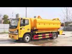 4x2 Chinese Dongfeng 10000 Liters Vacuum Sewage Clean And Suction Truck With Water Tank And Sewage Tank