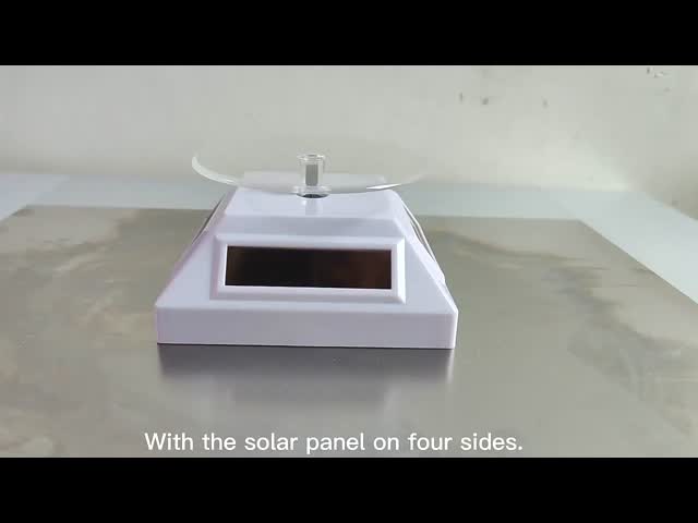 Custom Logo Rotating Solar Display Stand With Load Weight 300g Solar Showcase