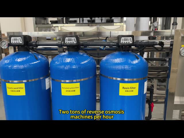 2T Mineral Unit Pure Water Purifier Equipment Plant Purification Filter Machine Filtration Purifying Machine