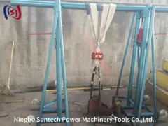 70 KN Underground Cable Reel Stand For Stringing Construction