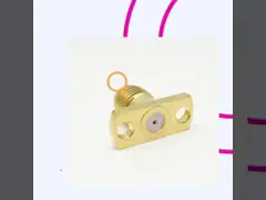 SMA Female 2 Holes Flange Mount RF Coaxial Connectors