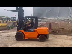 5 Tons 7FD50 Used Toyota Forklift Original Japan Noise Reduction For Warehouse