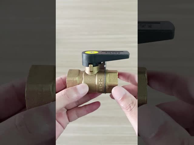 Premium Brass Ball Valve For Gas Systems In Home Appliance Components