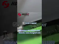 100m/Min Double Belt Cross Lapper Machine Nonwoven