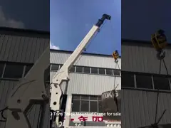 Custom 3 Ton Truck Mounted Crane Dongfeng 4x2 Manipulator Crane For Construction
