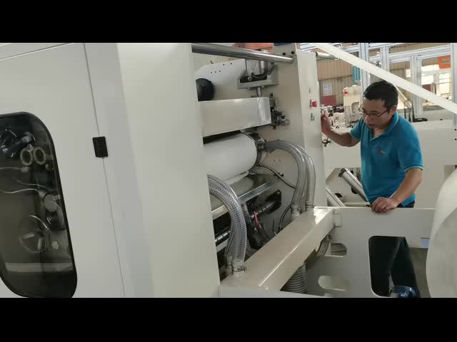 全自動N折り手ぬぐい製造機 ティッシュ紙工場のために