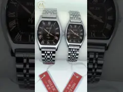 High Quality Factory OEM  Stock Luxury Alloy Couple Set Wristwatch
