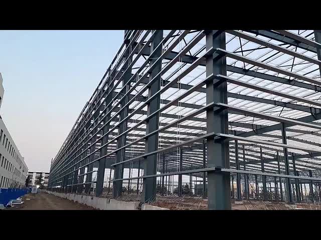 直接供給 プリファブリック 倉庫 鋼鉄構造 フレーム ミルク農園 建物 倉庫 オフィスホール