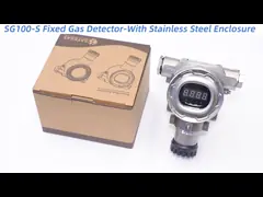 Fixed Flue Gas Detector Imported Sensor High Precision Alarm Function 316 Stainless Steel So2 Gas Detector For Industrial Use