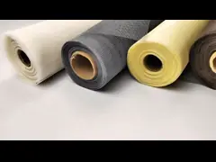 Plain Weave Lightweight Fiberglass Insect Screen Mesh Economical High Light Transmission