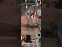 Wood Veneer And Decorative Paint Paper Hot Glue Profile Wrapping Machine OEM