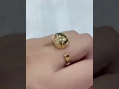 Wholesales 18K Gold Plated Stripe Pink Enamel Dome 925 Sterling Silver Women's Ring