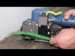 Handheld Small Automatic Weld Joint Battery Plastic Strapping Tool With Li-ion 14.4V Rechargeable